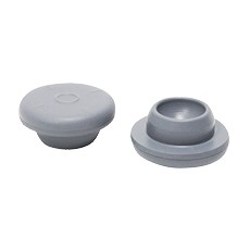 Snap-On Stopper, Sterile, Grey