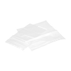 Zip-Lock Bag, Clear, 2 mil, 6"× 8"