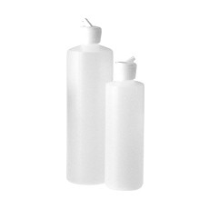 Plastic Bottle with Flip-Top Cap, Natural, 24-410, 16 oz/480 mL
