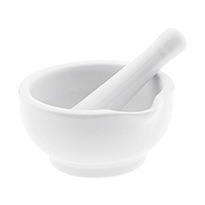 Mortar and Pestle, Porcelain, 16 oz